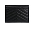 Saint Laurent Quilted Passport Wallet, back view